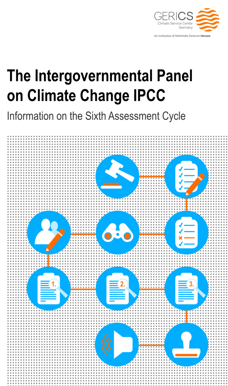 Cover Flyer IPCC Prozess AR6 englisch